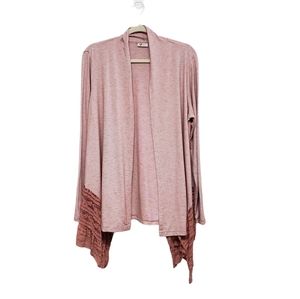 LOGO Ribbed Cardigan Size L